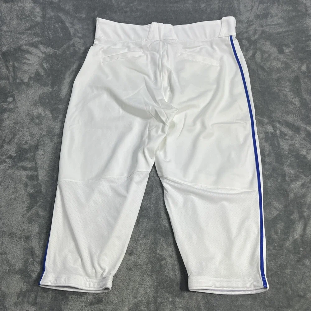 Nike Pants Mens Large White Blue Team Baseball‎ Piped Performance BQ5489-108